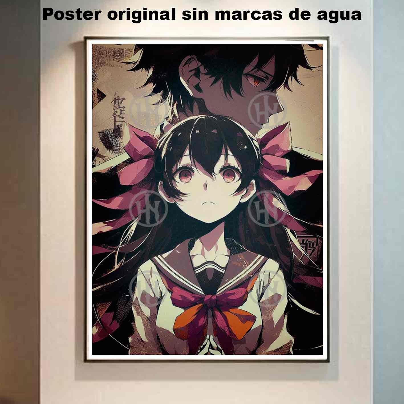 Hachikuji Mayoi Bakemonogatari Manga Romance Poster d, Hachikuji Mayoi Bakemonogatari-El Póster Personalizado, Historia Nuestra