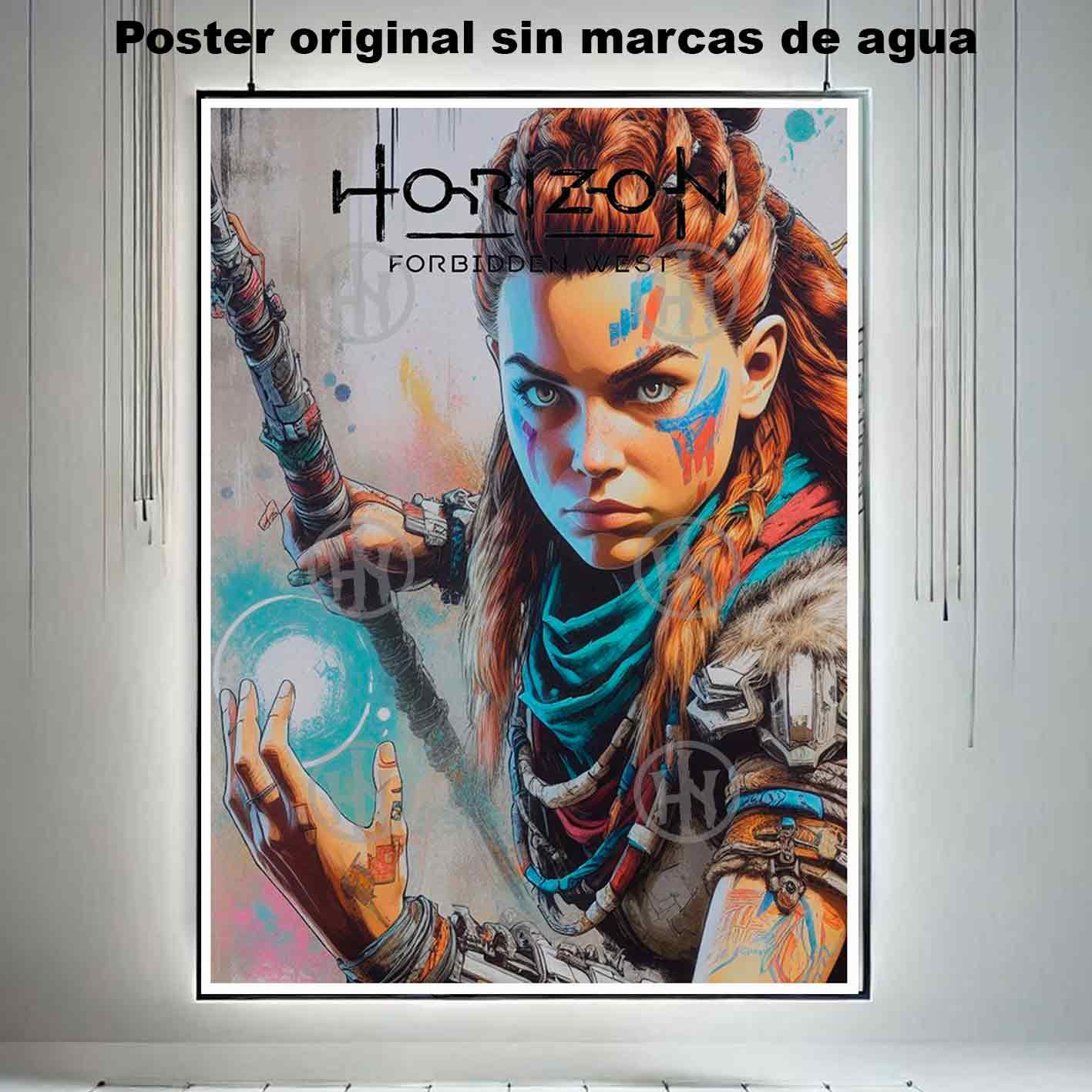 Hanna Poster Castle Rock de Historia Nuestra, Horizon Forbidden West Aloy-El Póster Personalizado, Historia Nuestra