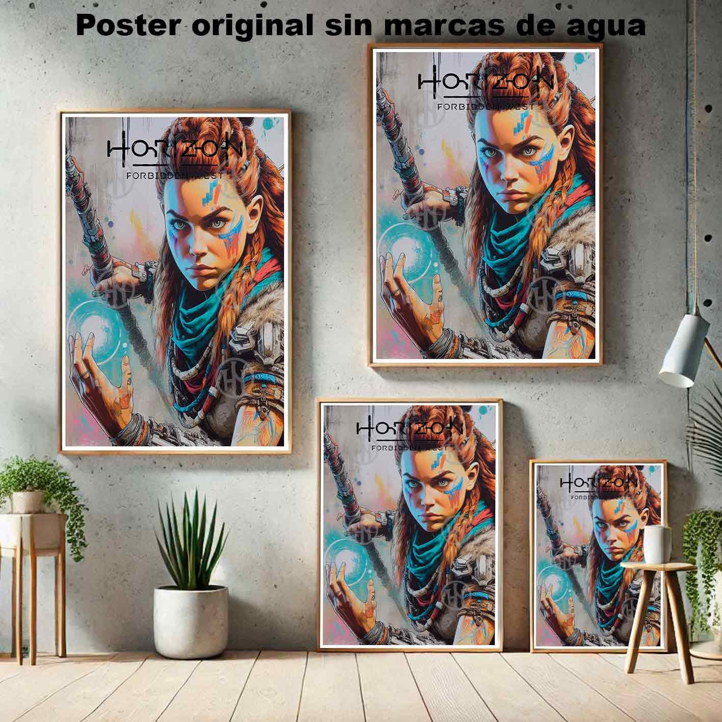 Hanna Poster Castle Rock de Historia Nuestra, Horizon Forbidden West Aloy-El Póster Personalizado, Historia Nuestra