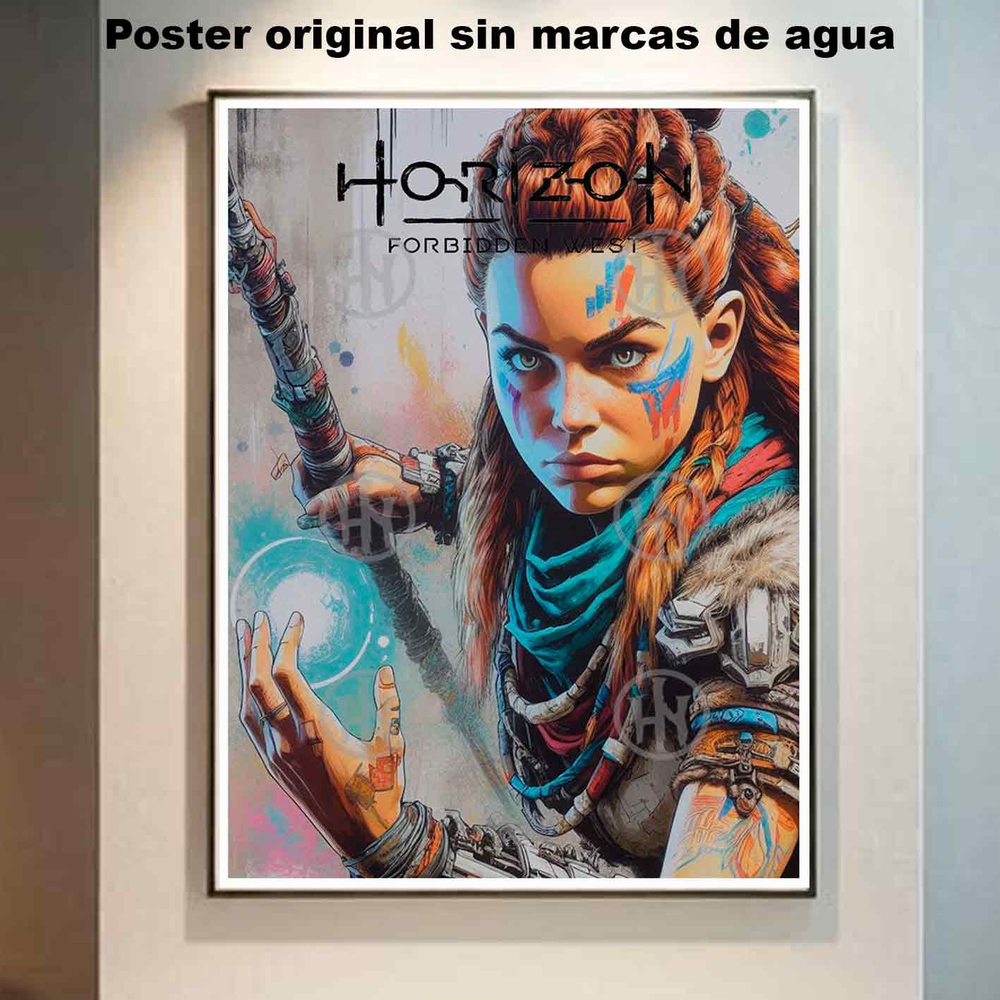 Hanna Poster Castle Rock de Historia Nuestra, Horizon Forbidden West Aloy-El Póster Personalizado, Historia Nuestra