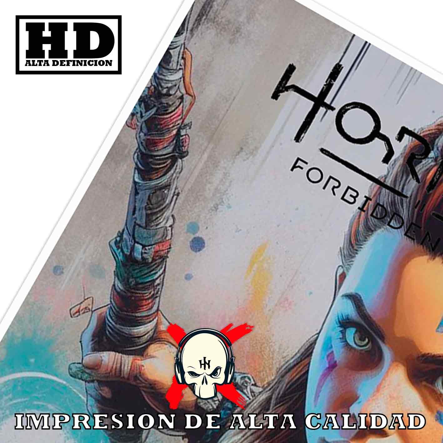 Hanna Poster Castle Rock de Historia Nuestra, Horizon Forbidden West Aloy-El Póster Personalizado, Historia Nuestra