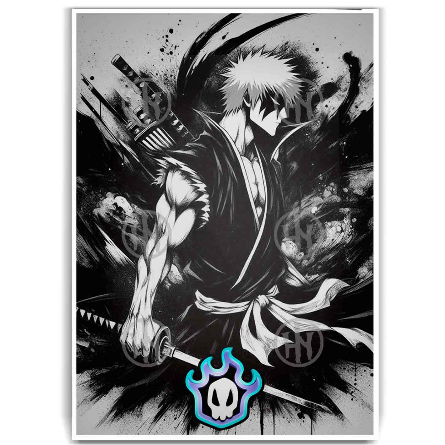 Ichigo Kurosaki Bleach Manga Acción Poster de Histor, , Historia Nuestra