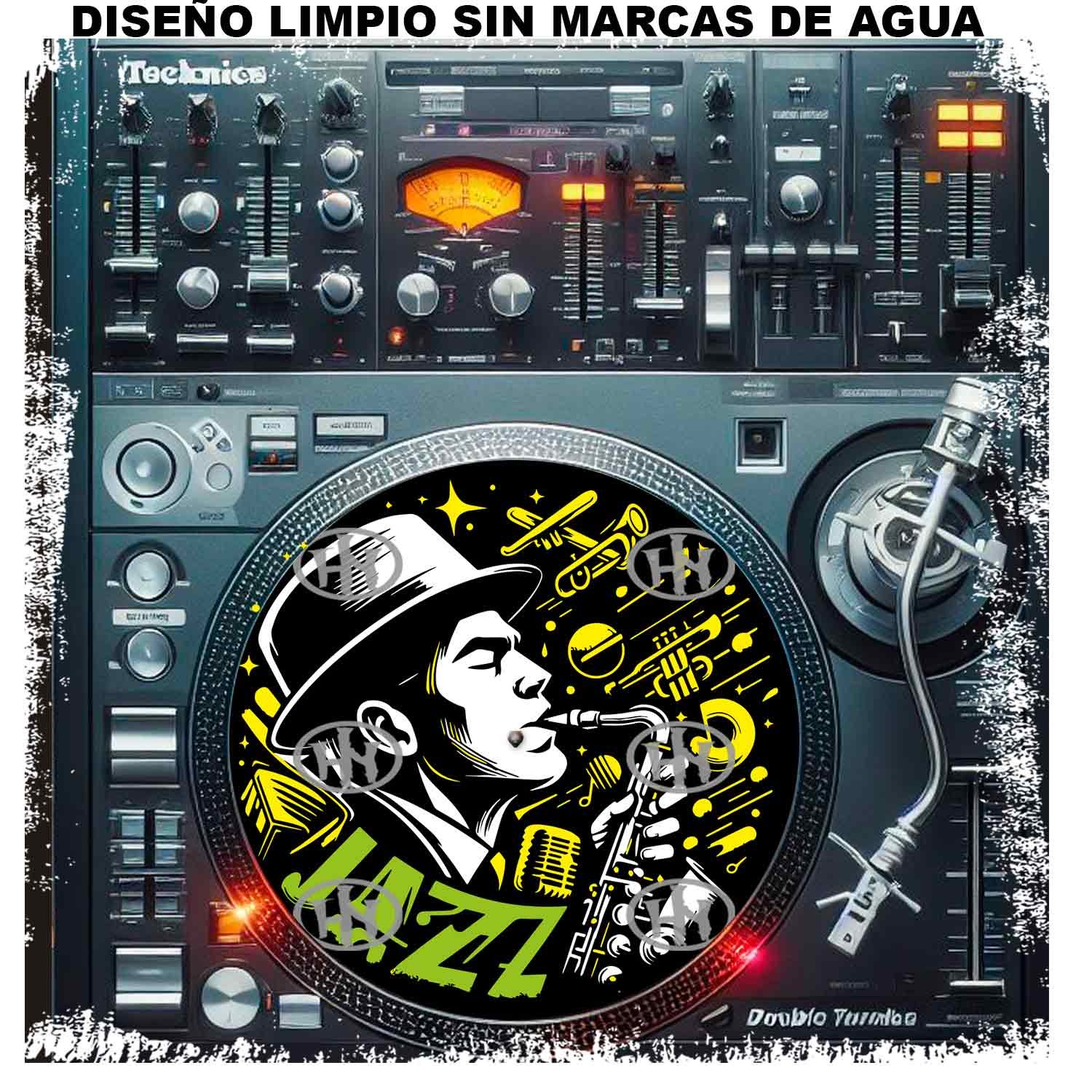 Jazz Band Musica colores, Jazz Band slipmat personalizado, Historia Nuestra