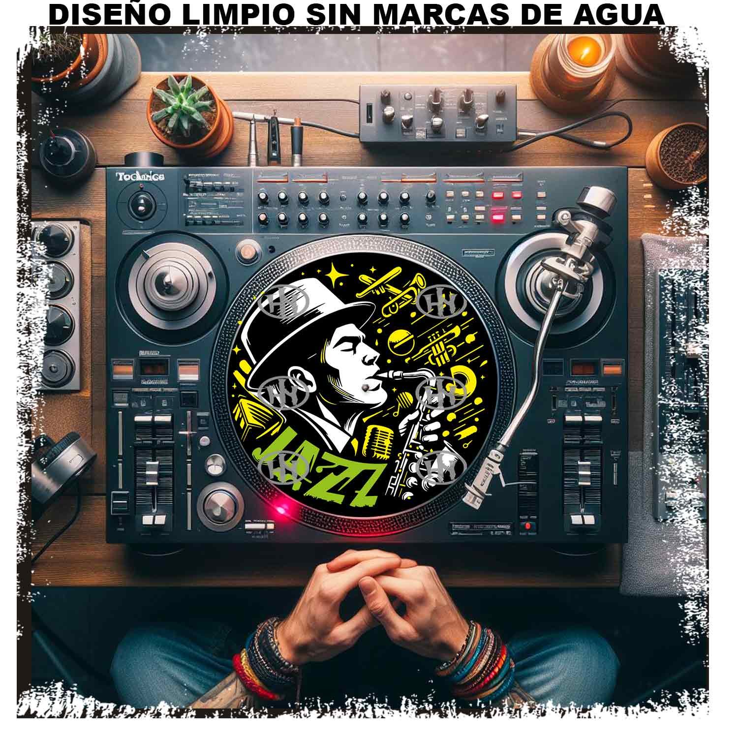 Jazz Band Musica colores, Jazz Band slipmat personalizado, Historia Nuestra