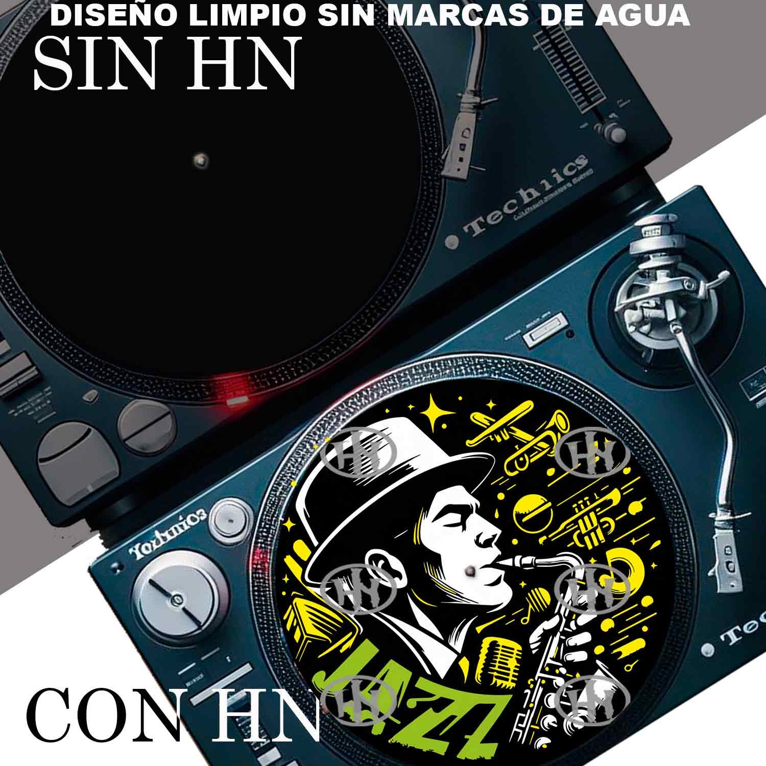 Jazz Band Musica colores, Jazz Band slipmat personalizado, Historia Nuestra