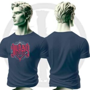 Judass Priest Musica Azul Marino, Judass Priest Camiseta unisex manga corta, Historia Nuestra