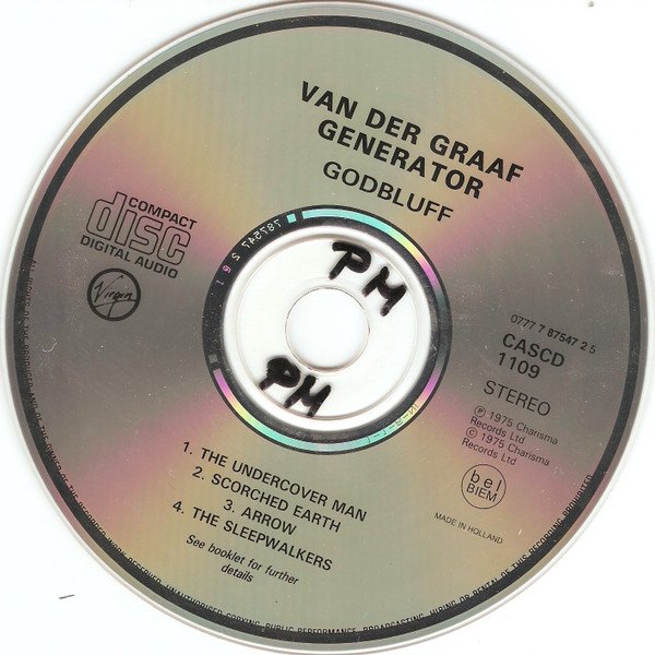CD, Prog Rock, Van Der Graaf Generator | Historia Nuestra