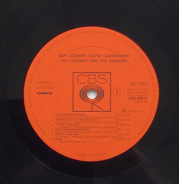 Easy Listening, LP, Ray Conniff And The Singers, Vocal | Historia Nuestra