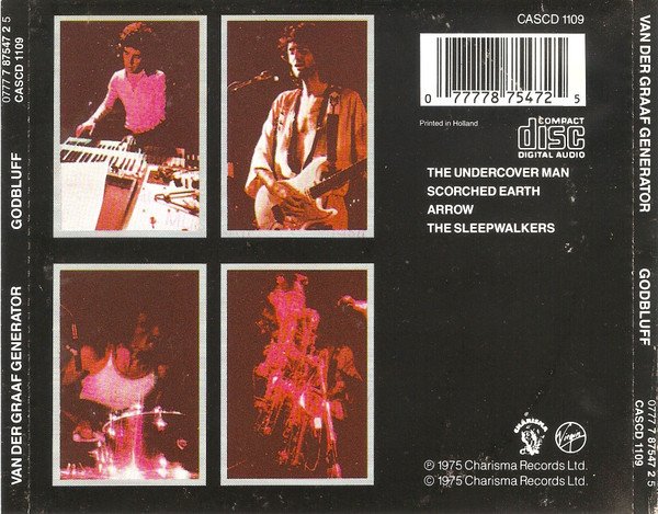 CD, Prog Rock, Van Der Graaf Generator | Historia Nuestra