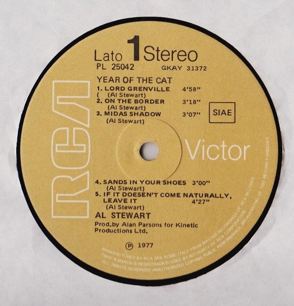 Al Stewart, LP, Pop Rock | Historia Nuestra