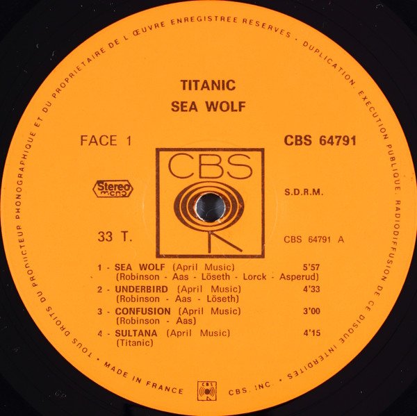 Funk, LP, Psychedelic Rock, Soft Rock, Titanic | Historia Nuestra