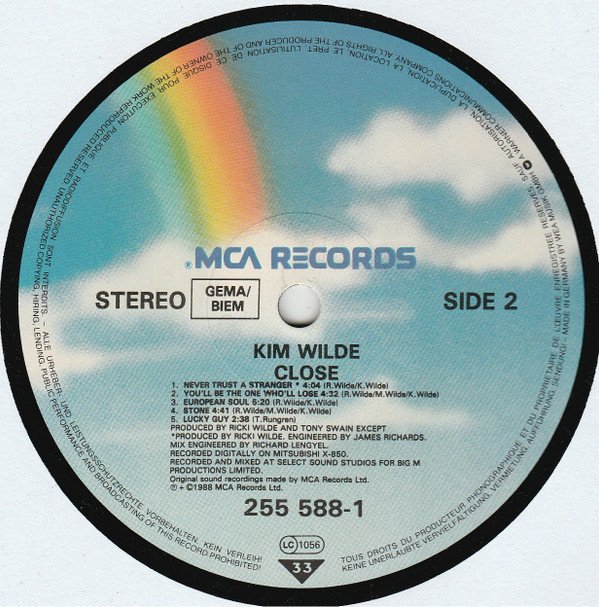 Kim Wilde, LP, Synthpop | Historia Nuestra