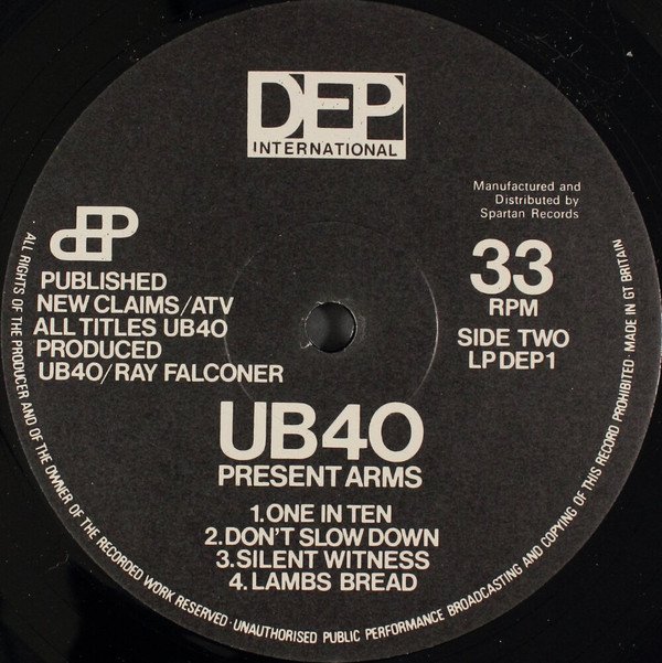 Dub, LP, UB40 | Historia Nuestra