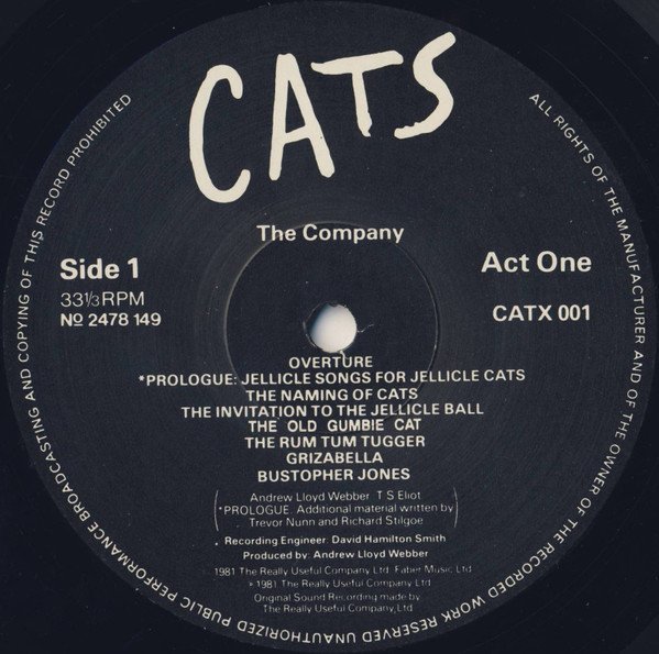 Andrew Lloyd Webber, LP, Musical | Historia Nuestra