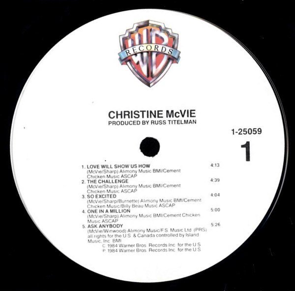 Christine McVie, LP, Pop Rock | Historia Nuestra