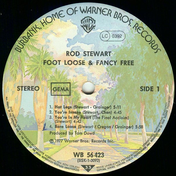 LP, Pop Rock, Rod Stewart, Soft Rock | Historia Nuestra