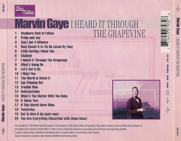 CD, Marvin Gaye, Soul | Historia Nuestra