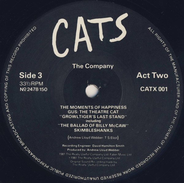 Andrew Lloyd Webber, LP, Musical | Historia Nuestra