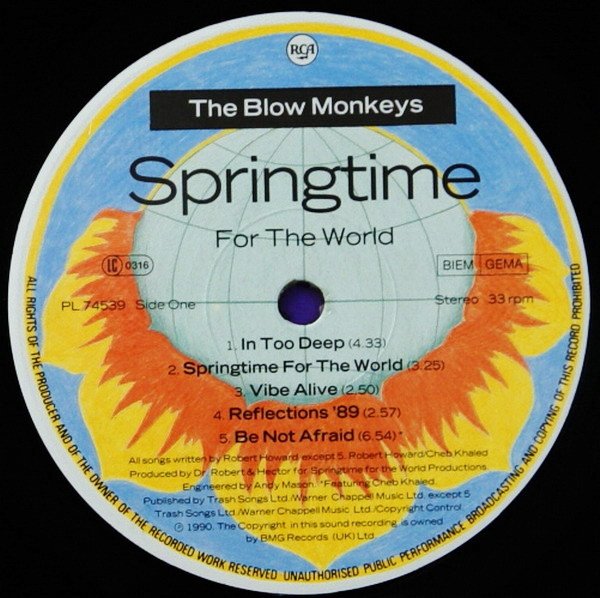 Downtempo, LP, Synthpop, The Blow Monkeys | Historia Nuestra
