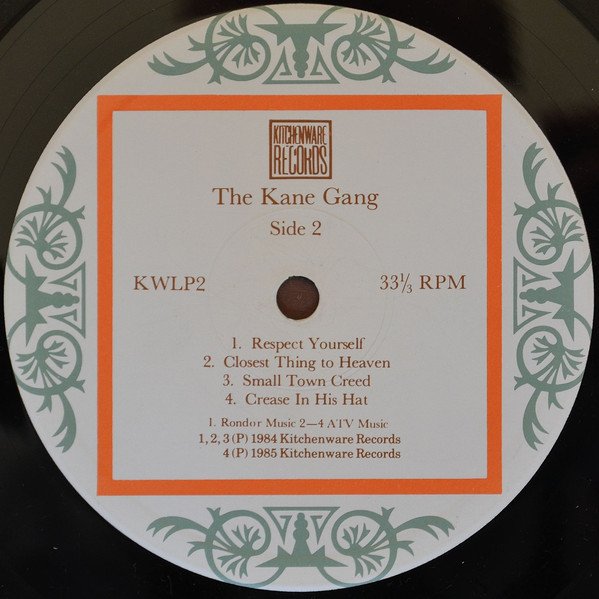 LP, New Wave, Pop Rock, Soul, The Kane Gang | Historia Nuestra