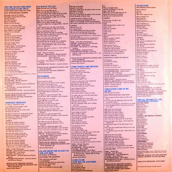 Ballad, Disco, Jermaine Jackson, LP, Synthpop | Historia Nuestra