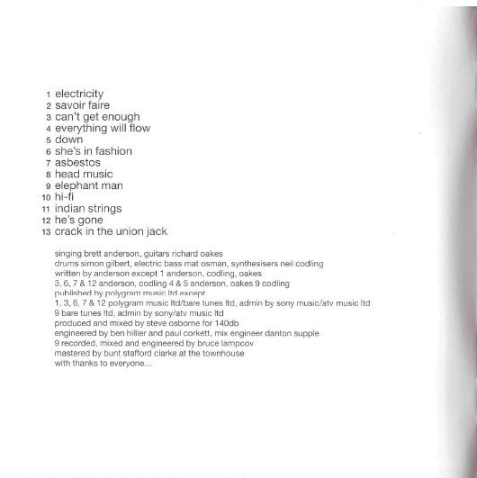 Britpop, CD, Indie Rock, Suede | Historia Nuestra