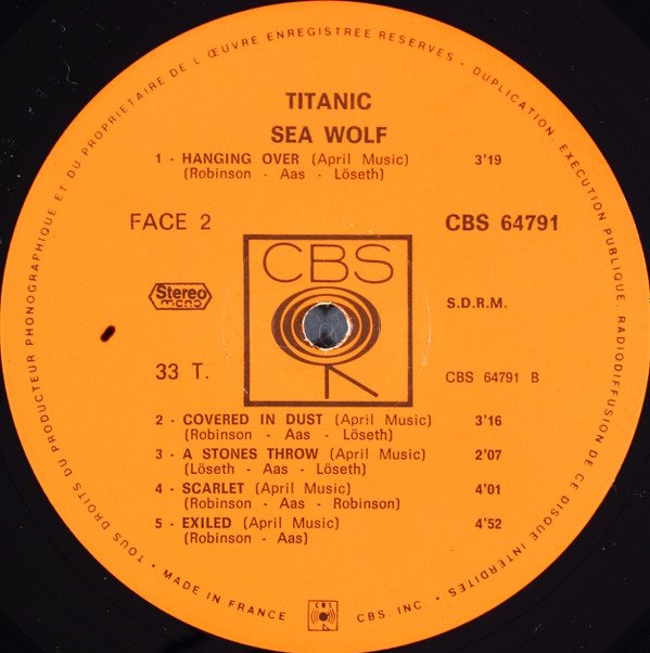 Funk, LP, Psychedelic Rock, Soft Rock, Titanic | Historia Nuestra