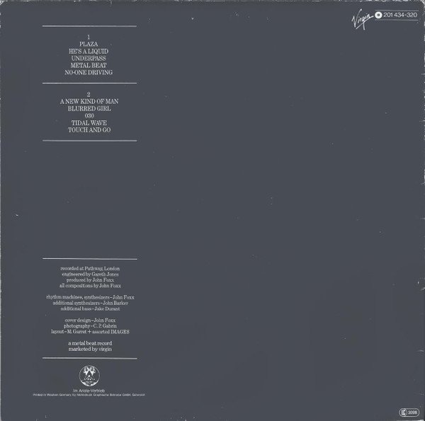 John Foxx, LP, New Wave, Synthpop | Historia Nuestra