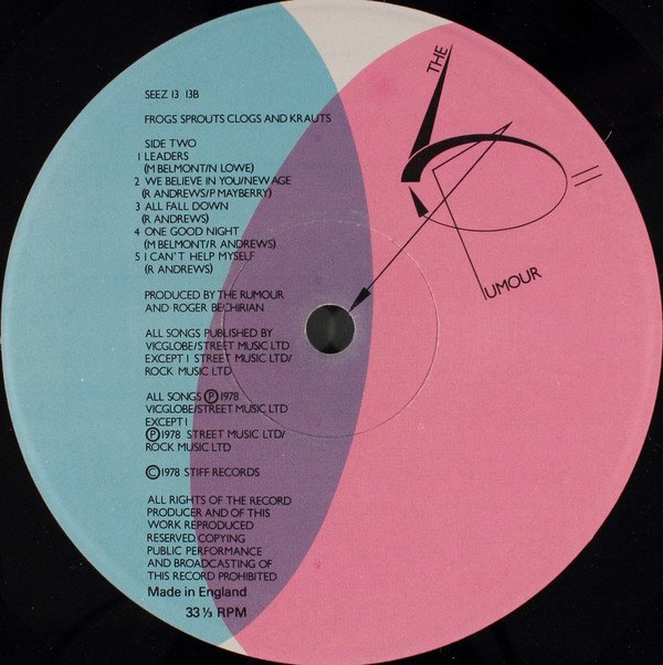 LP, New Wave, Punk, The Rumour | Historia Nuestra