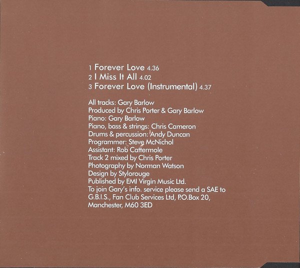 Ballad, CD, Gary Barlow, Soft Rock | Historia Nuestra