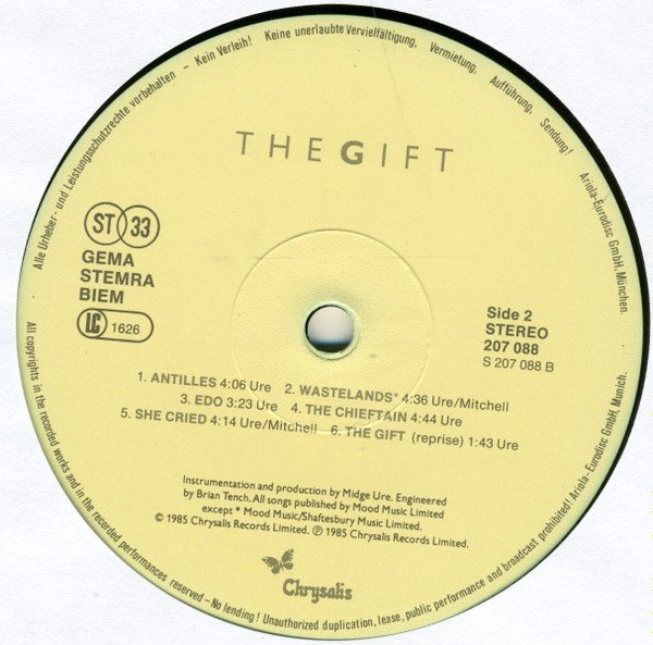 LP, Midge Ure, Synthpop | Historia Nuestra