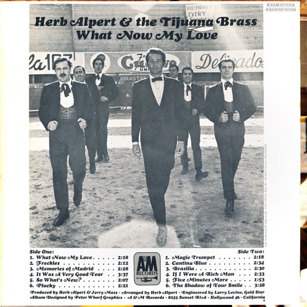 Easy Listening, Herb Alpert & The Tijuana Brass, Latin Jazz, LP | Historia Nuestra