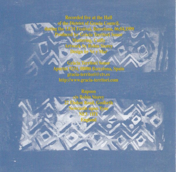 Ambient, CD, Rapoon, Tribal | Historia Nuestra