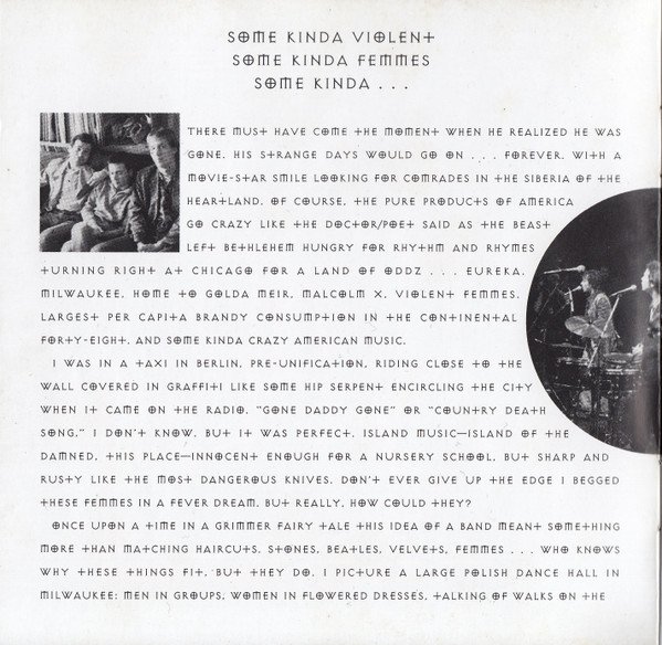 CD, Folk Rock, Indie Rock, Violent Femmes | Historia Nuestra