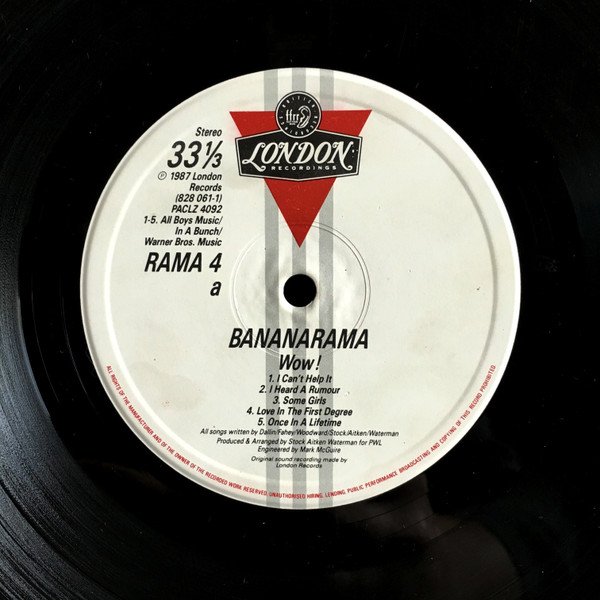 Bananarama, Dancepop, Disco, Hi NRG, LP, Synthpop | Historia Nuestra