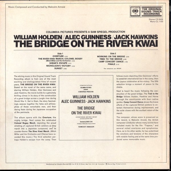 LP, Malcolm Arnold, Score, Swing | Historia Nuestra