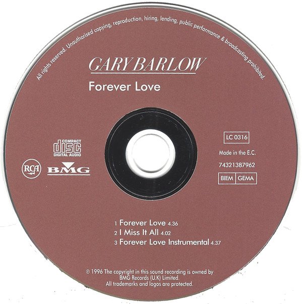 Ballad, CD, Gary Barlow, Soft Rock | Historia Nuestra