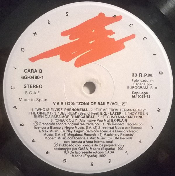 Euro House, LP, Techno, Various | Historia Nuestra