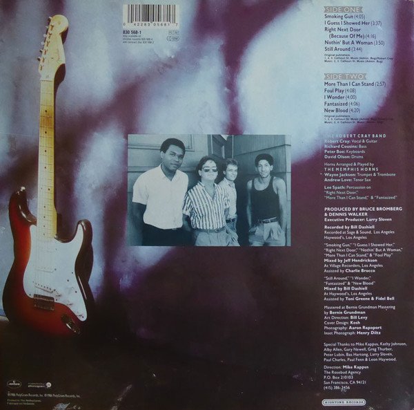 Blues Rock, LP, Pop Rock, Robert Cray | Historia Nuestra