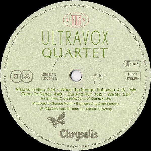 LP, New Wave, Synthpop, Ultravox | Historia Nuestra
