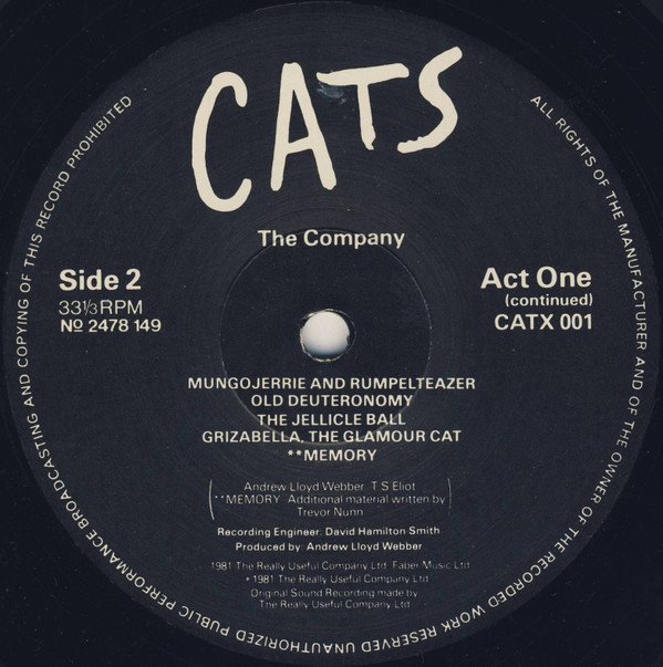 Andrew Lloyd Webber, LP, Musical | Historia Nuestra