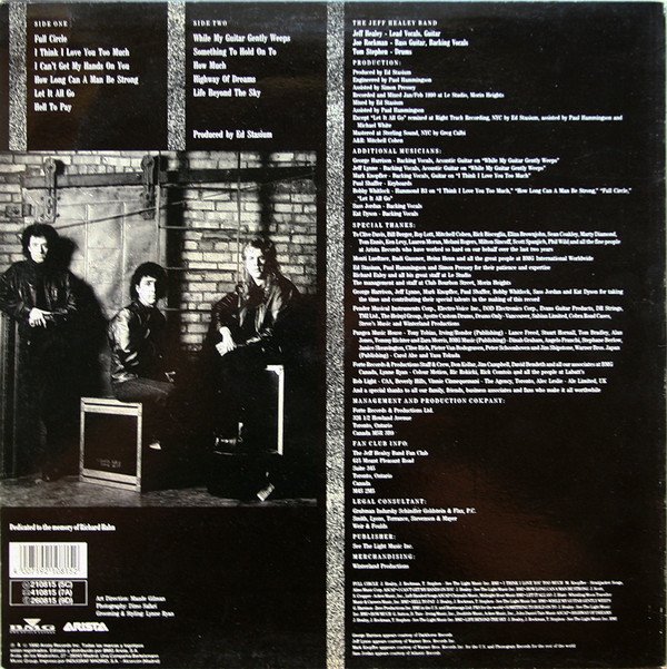 Blues Rock, LP, The Jeff Healey Band | Historia Nuestra