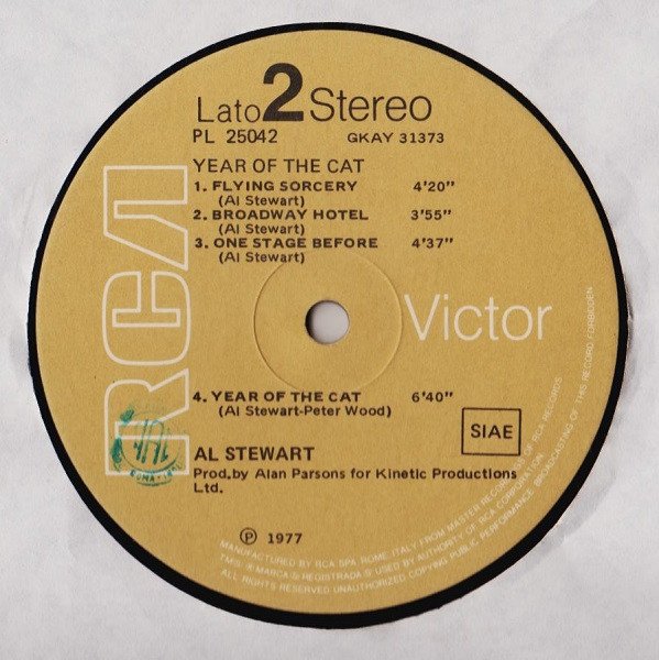 Al Stewart, LP, Pop Rock | Historia Nuestra