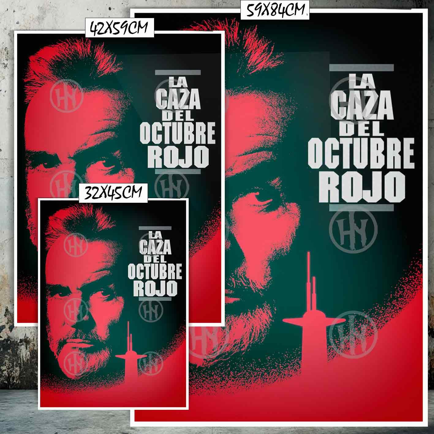Hanna Poster Castle Rock de Historia Nuestra, La Caza del Octibre Rojo-El Póster Personalizado, Historia Nuestra