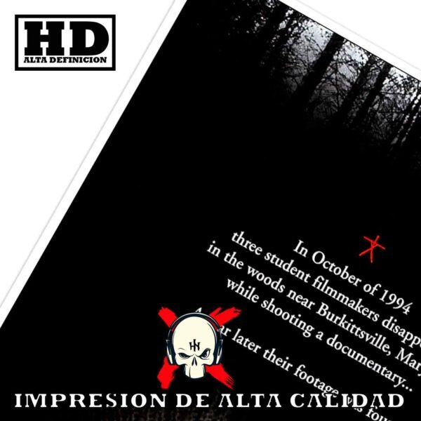 Hanna Poster Castle Rock de Historia Nuestra, La burja de blair-El Póster Personalizado, Historia Nuestra