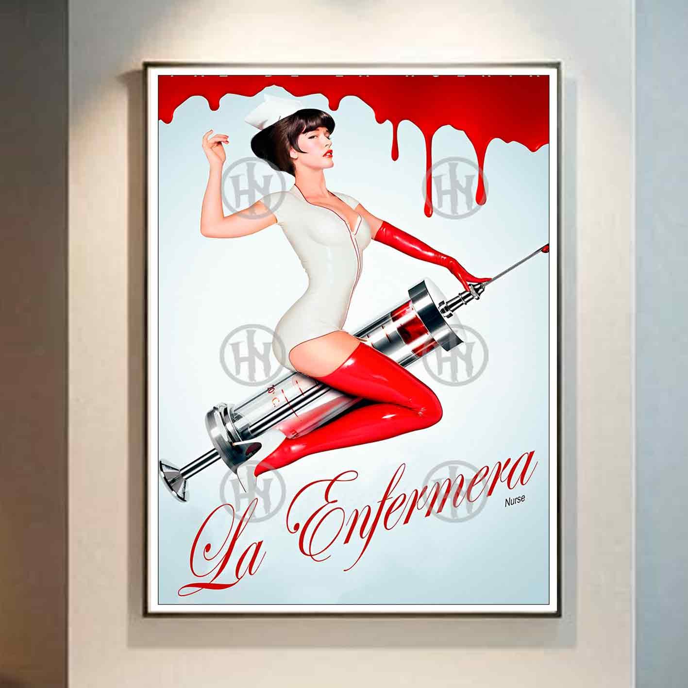 La enfermera-El Póster Personalizado Para Tu Espacio, Cine, Historia Nuestra La enfermera Cine Terror, La enfermera-El Póster Personalizado, Historia Nuestra