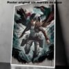 Levi Ackerman Attack on Titan Manga Acción Poster de, Levi Ackerman Attack on Titan-El Póster Personalizado, Historia Nuestra