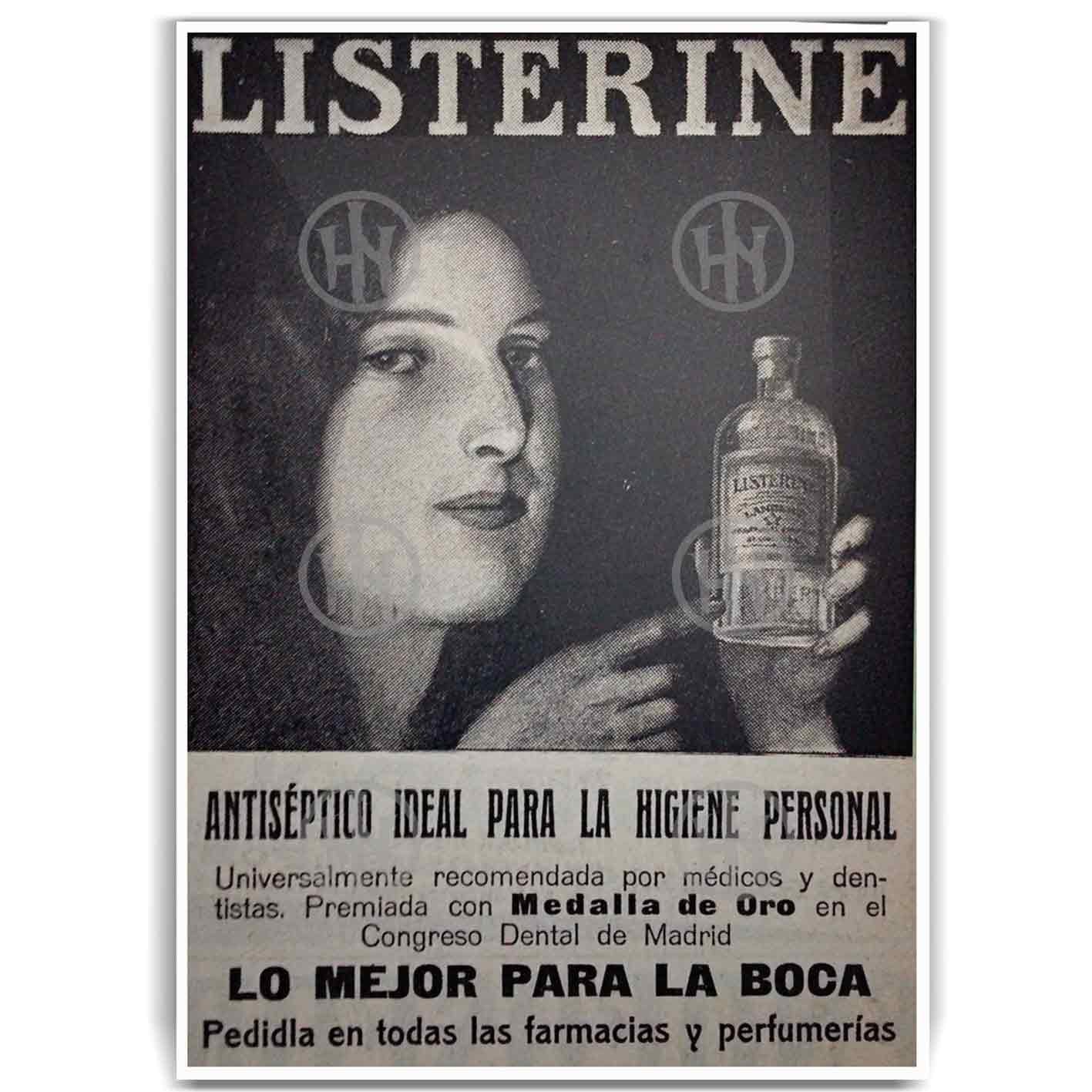 Póster, Poster CartelesPosters Historia Nuestra, Póster Historia, Póster Listerine | Historia Nuestra