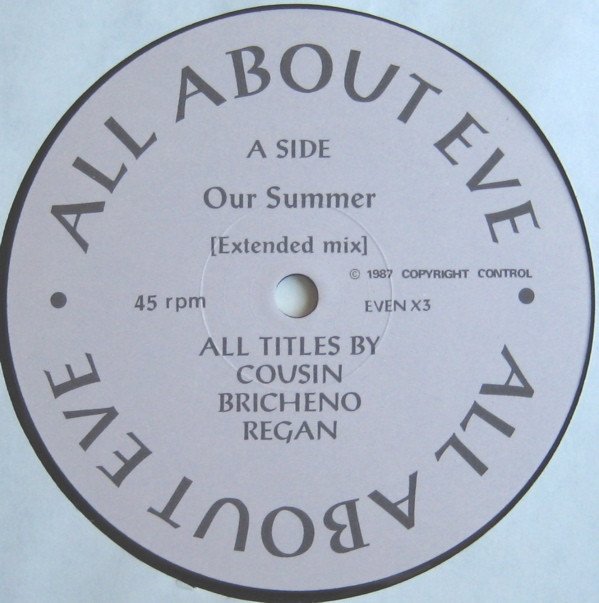 12 inch, All About Eve, Goth Rock, New Wave | Historia Nuestra