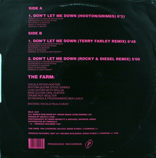 12 inch, House, Indie Rock, The Farm | Historia Nuestra